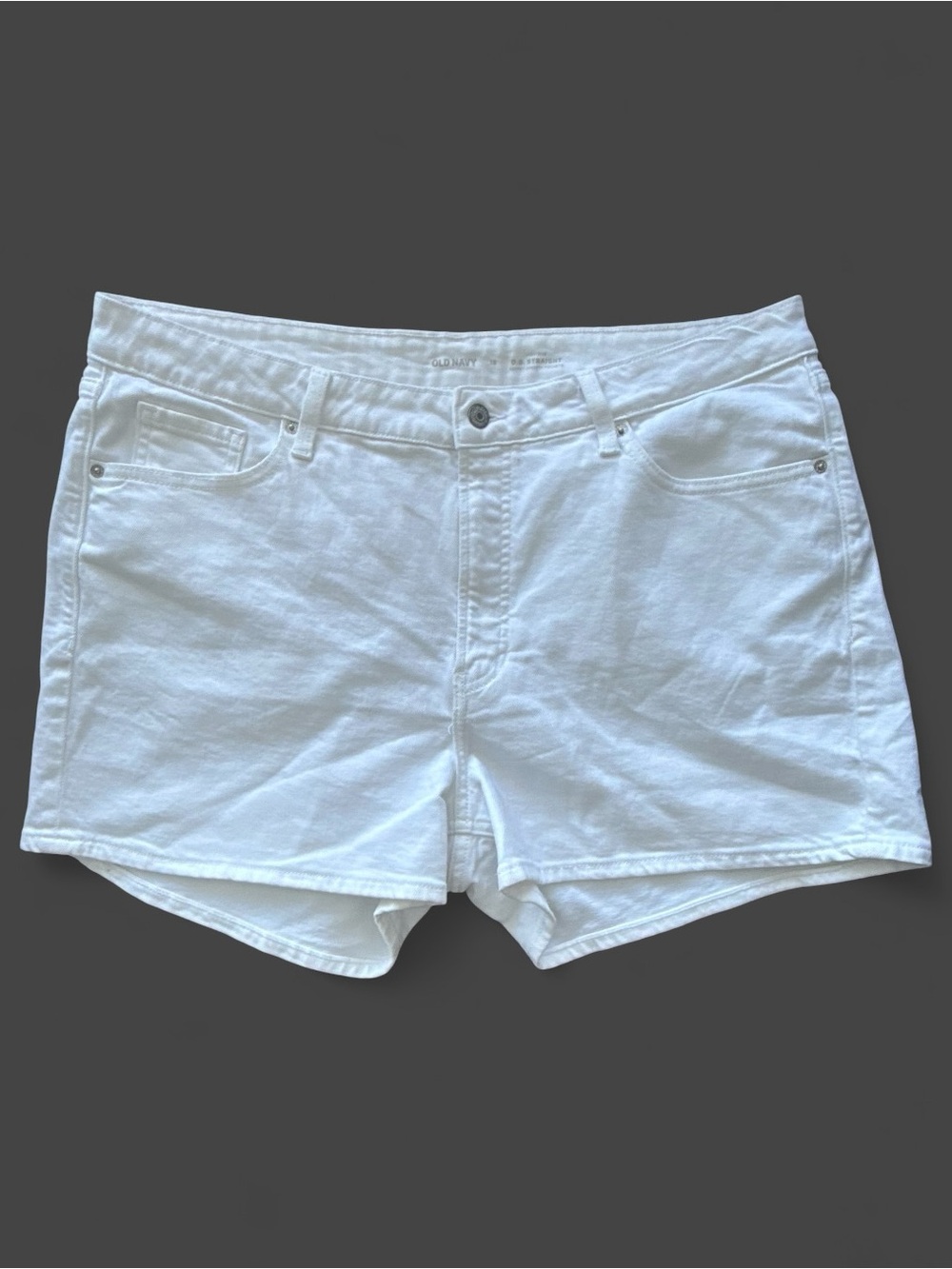 Old Navy White Denim Shorts - Clean Casual Cut